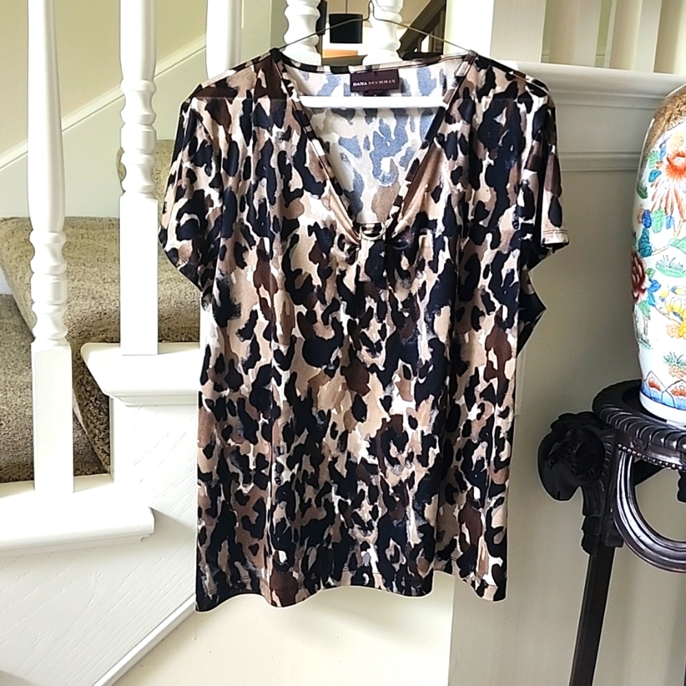 Dana Buchman Short Sleeve Shirt SZXL